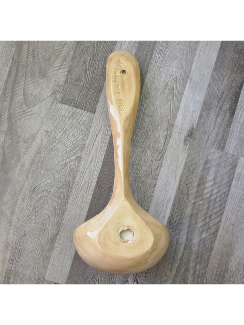 Arnel's 1970s Mushroom Ceramic Wall Ladle Cottagecore Kitchen Decor Boho - Picture 6 of 12